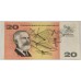 AUSTRALIA 1968 . TWENTY 20 DOLLARS BANKNOTE . PHILLIPS/RANDALL . STAR NOTE